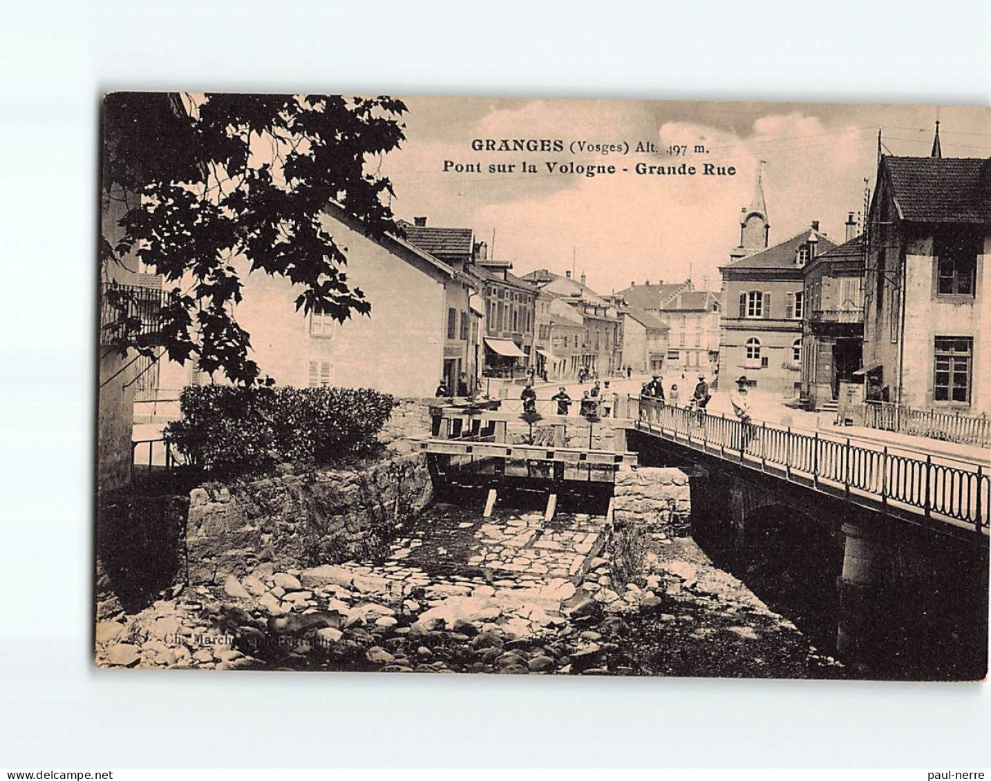 GRANGES : Pont Sur La Vologne, Grande Rue - Très Bon état - Granges Sur Vologne
