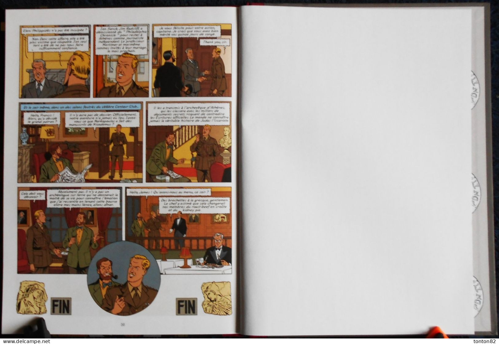 Jean Van Hamme - La malédiction des trente deniers -  Éditions Blake et Mortimer - ( 2010 ) .