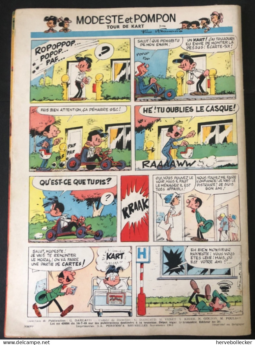 TINTIN Le Journal Des Jeunes N° 839  - 1964 - Tintin