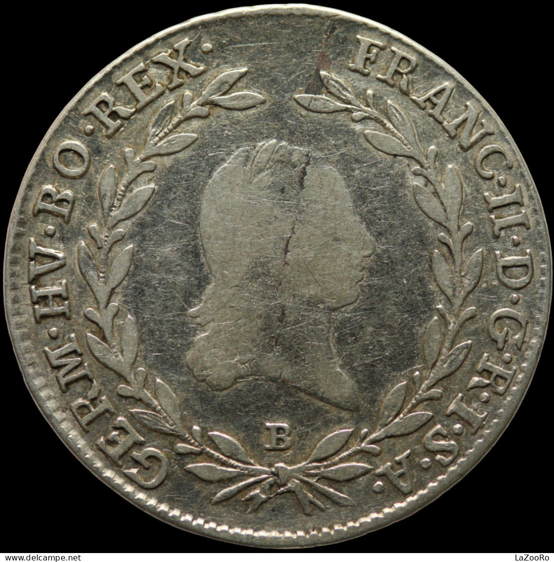 LaZooRo: Austria 20 Kreuzer 1795 B XF - Silver - Oesterreich