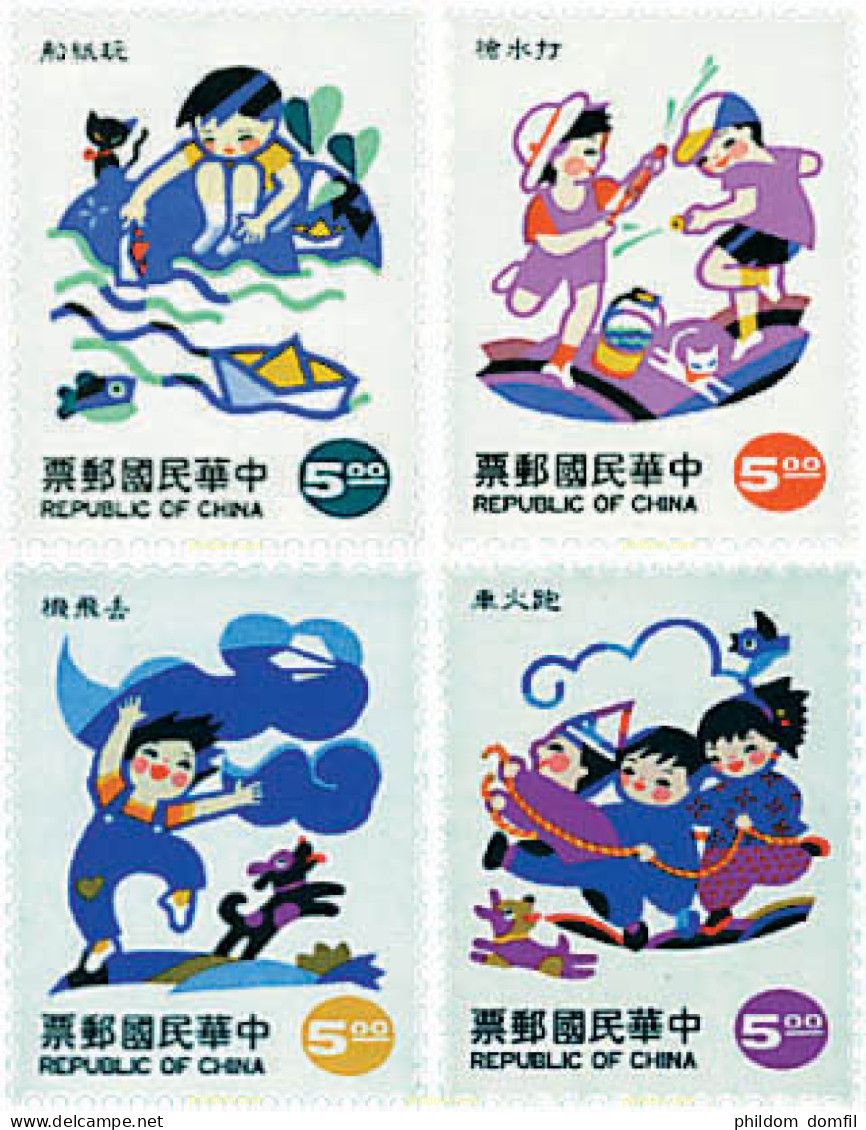 87993 MNH CHINA. FORMOSA-TAIWAN 1994 JUEGOS INFANTILES - Ungebraucht