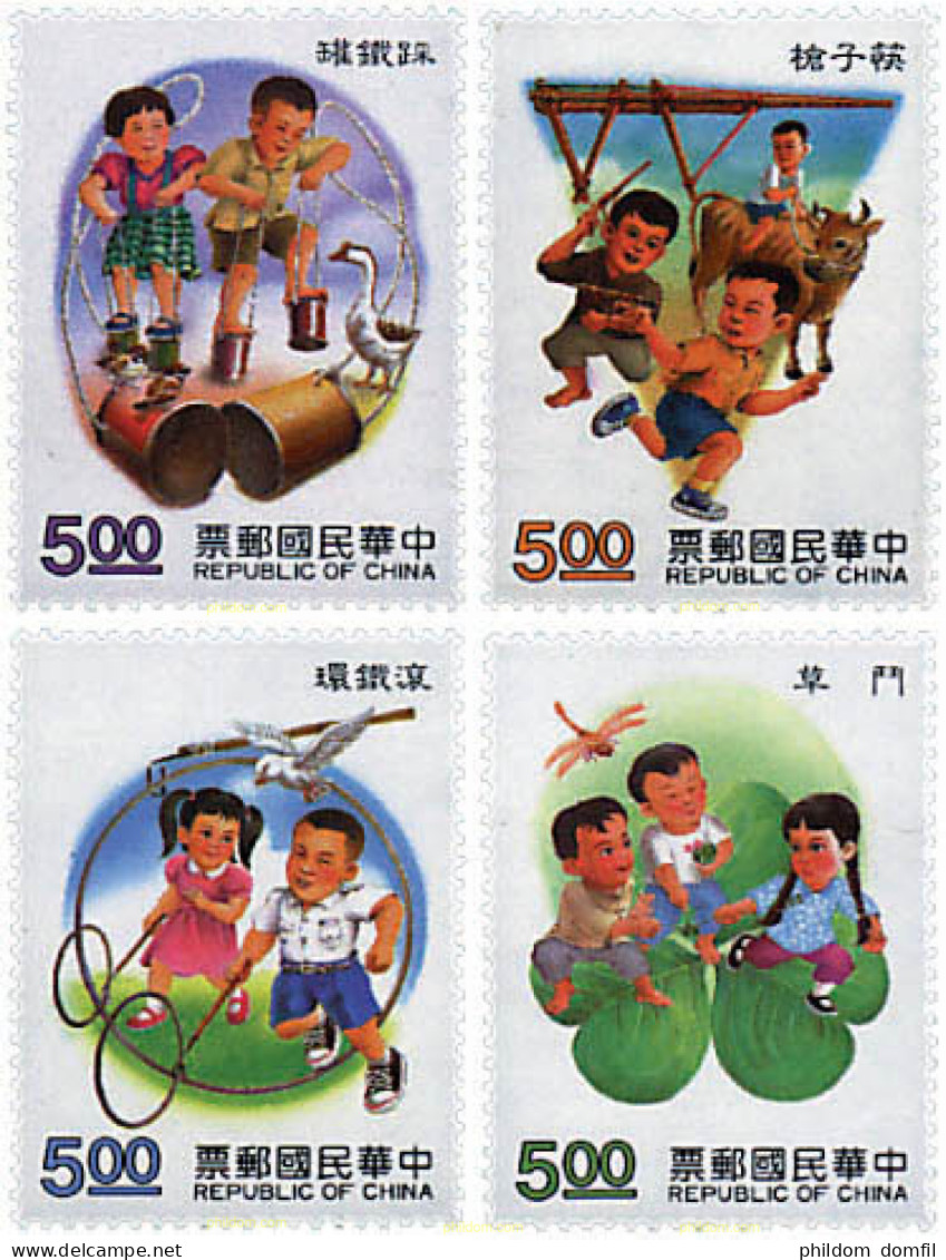 70675 MNH CHINA. FORMOSA-TAIWAN 1992 JUEGOS INFANTILES - Neufs