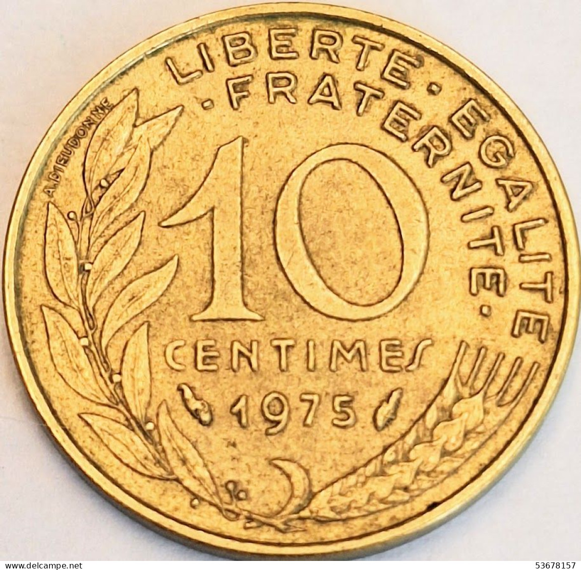 France - 10 Centimes 1975, KM# 929 (#4225) - 10 Centimes