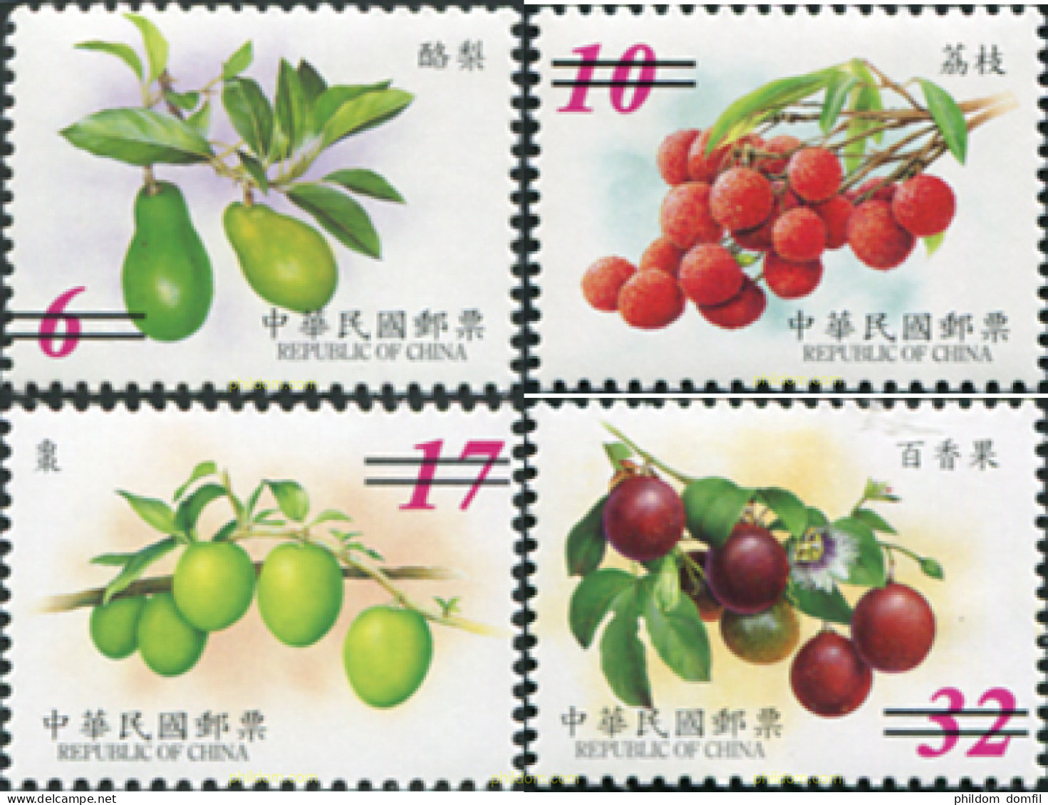 681896 MNH CHINA. FORMOSA-TAIWAN 2002 FRUTOS - Ungebraucht