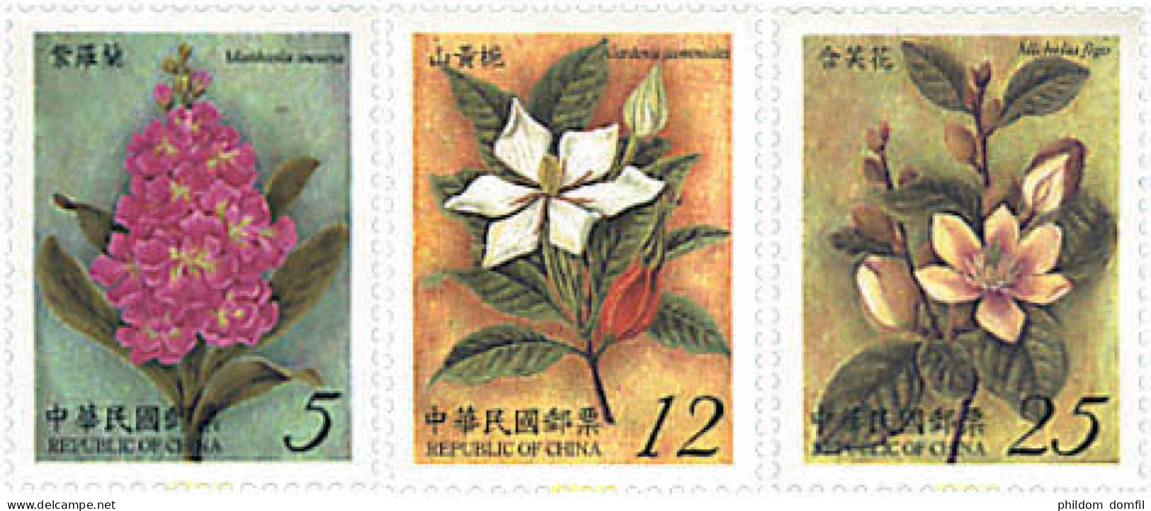 95097 MNH CHINA. FORMOSA-TAIWAN 2002 FLORES OLOROSAS - Ungebraucht