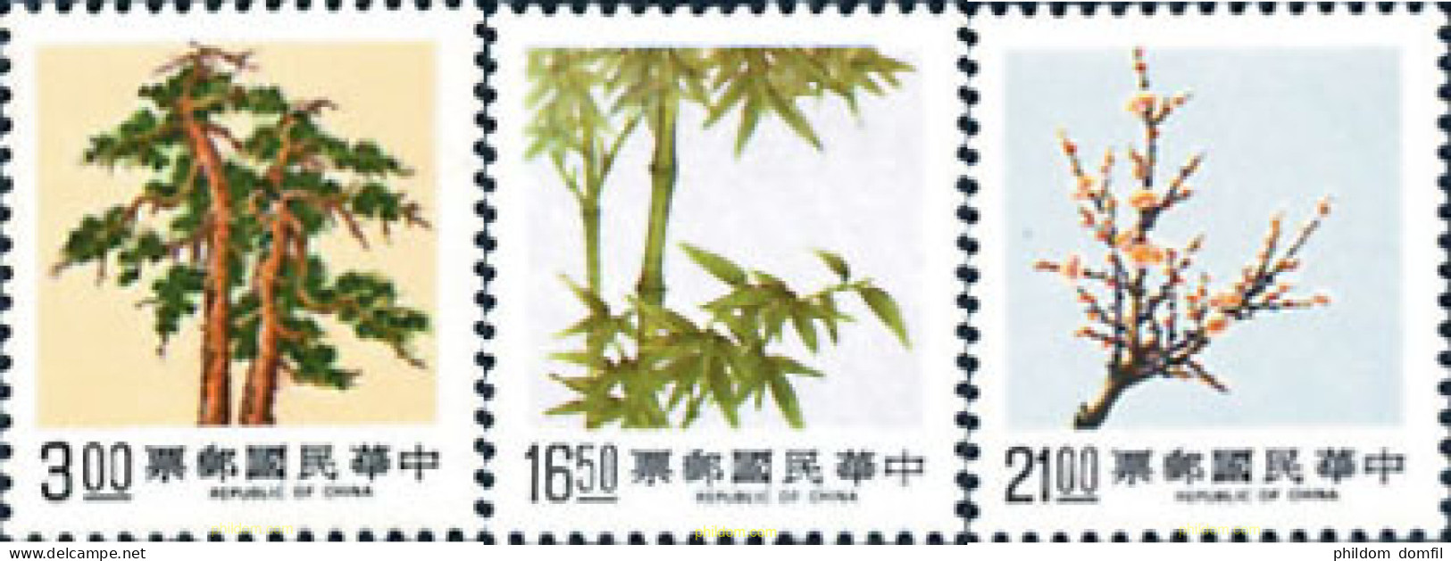 183608 MNH CHINA. FORMOSA-TAIWAN 1989 FLORA - Neufs