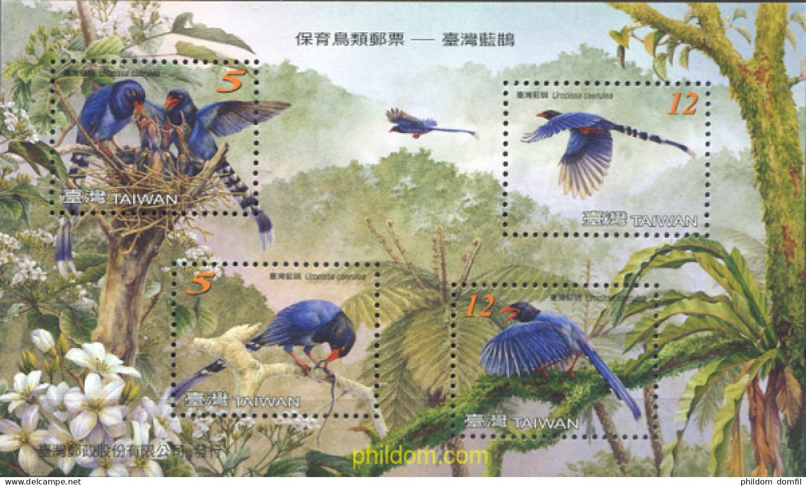 219181 MNH CHINA. FORMOSA-TAIWAN 2008 PROTECCION A LAS AVES - Neufs