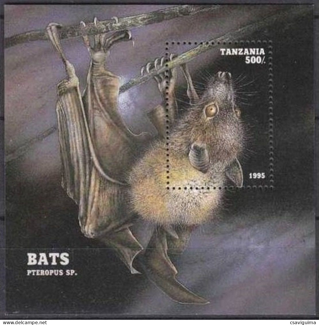 Tanzania - 1995 - Bats: Ptropus Sp - Yv Bf 271 - Bats