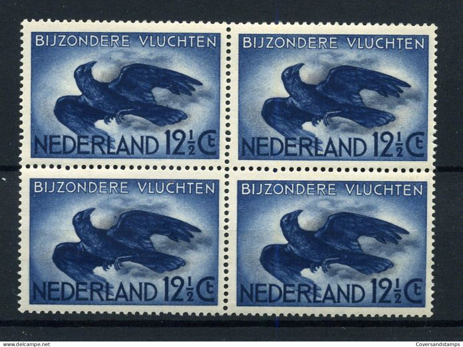 Nederland - LP14 In Blok Van 4 - ** MNH - Airmail