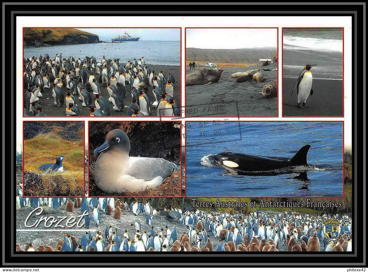 2745 ANTARCTIC Terres Australes (taaf)-carte Postale Dufresne 2 Signé Signed Op 2007/2 N°447 CROZET 23/8/2007 - Storia Postale