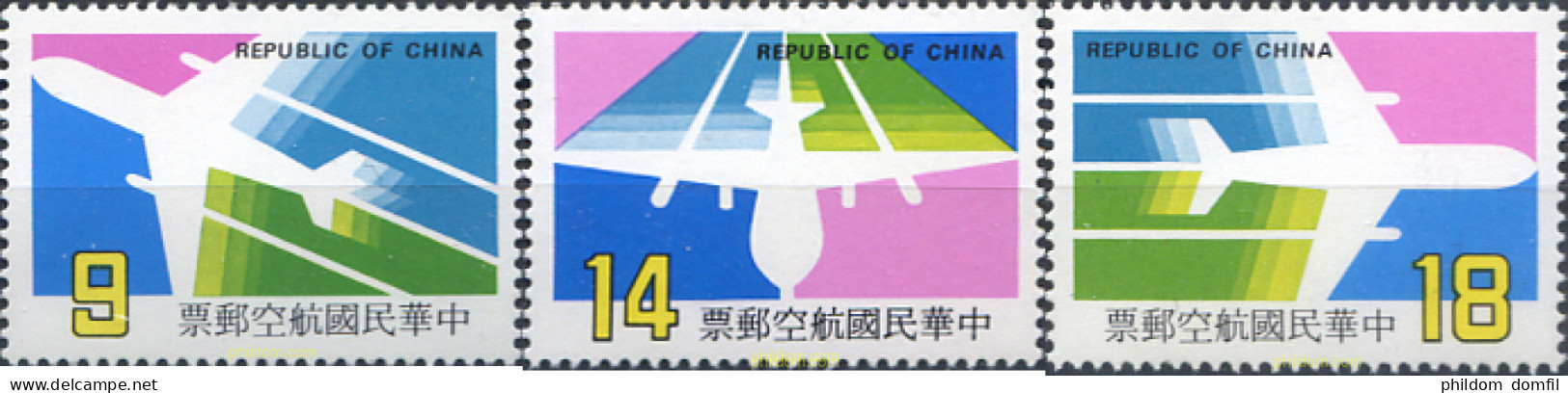 314844 MNH CHINA. FORMOSA-TAIWAN 1987 CORREO AEREO - Unused Stamps