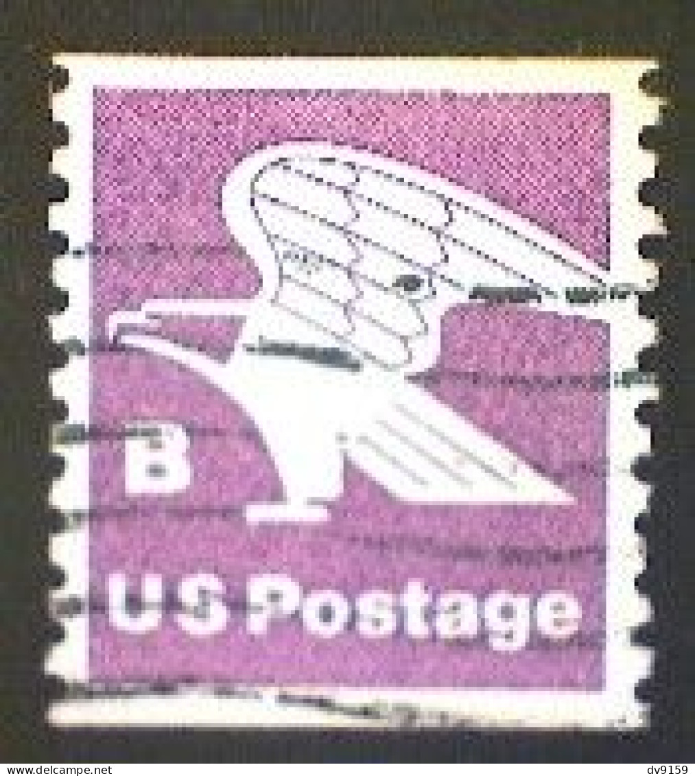 United States, Scott #1820, Used(o), 1981, Rate Change "B" Eagle , (18¢), Violet - Used Stamps