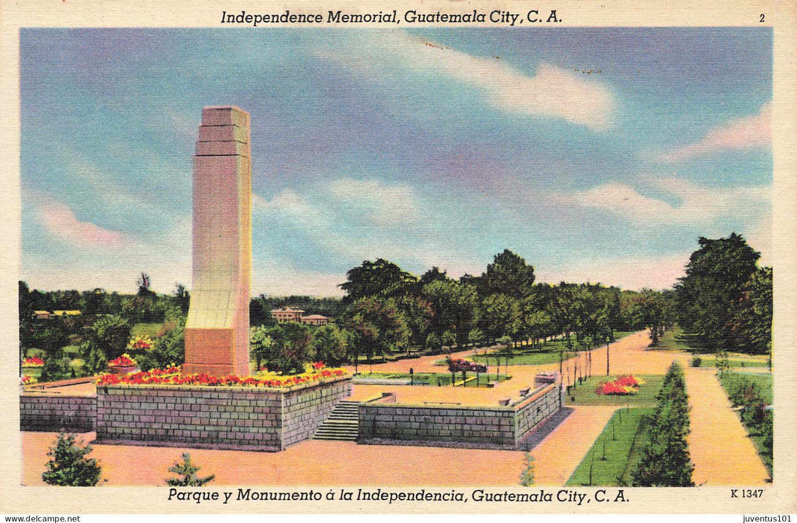 CPA Independence Memorial,Guatemala City-RARE        L2848 - Guatemala