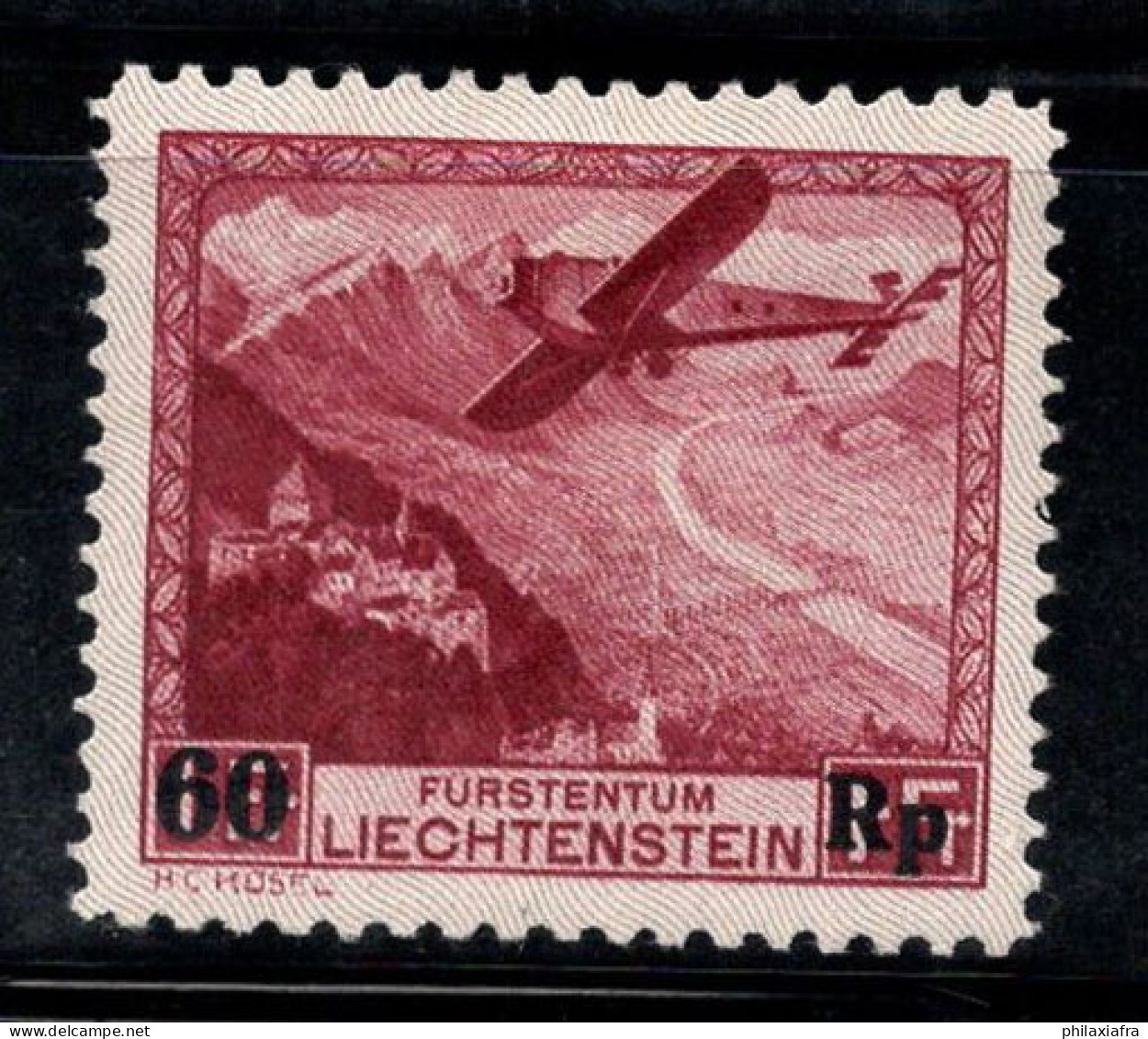 Liechtenstein 1935 Mi. 148 Neuf * MH 100% Poste Aérienne 60 Pp - Poste Aérienne