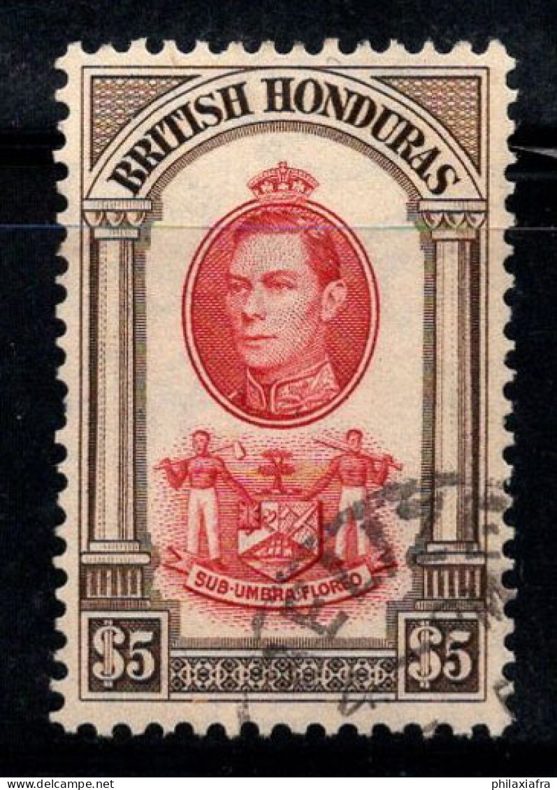 Honduras Britannique 1938 Mi. 123 Oblitéré 100% Roi George VI, 5 $ - Honduras Británica (...-1970)