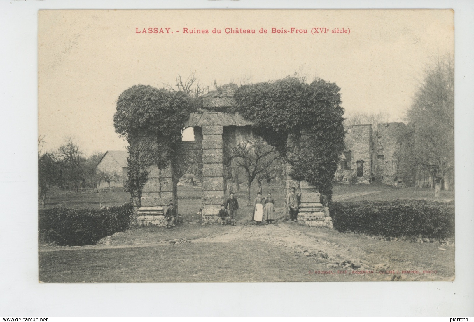 LASSAY - Ruines Du Château De BOIS FROU - Lassay Les Chateaux
