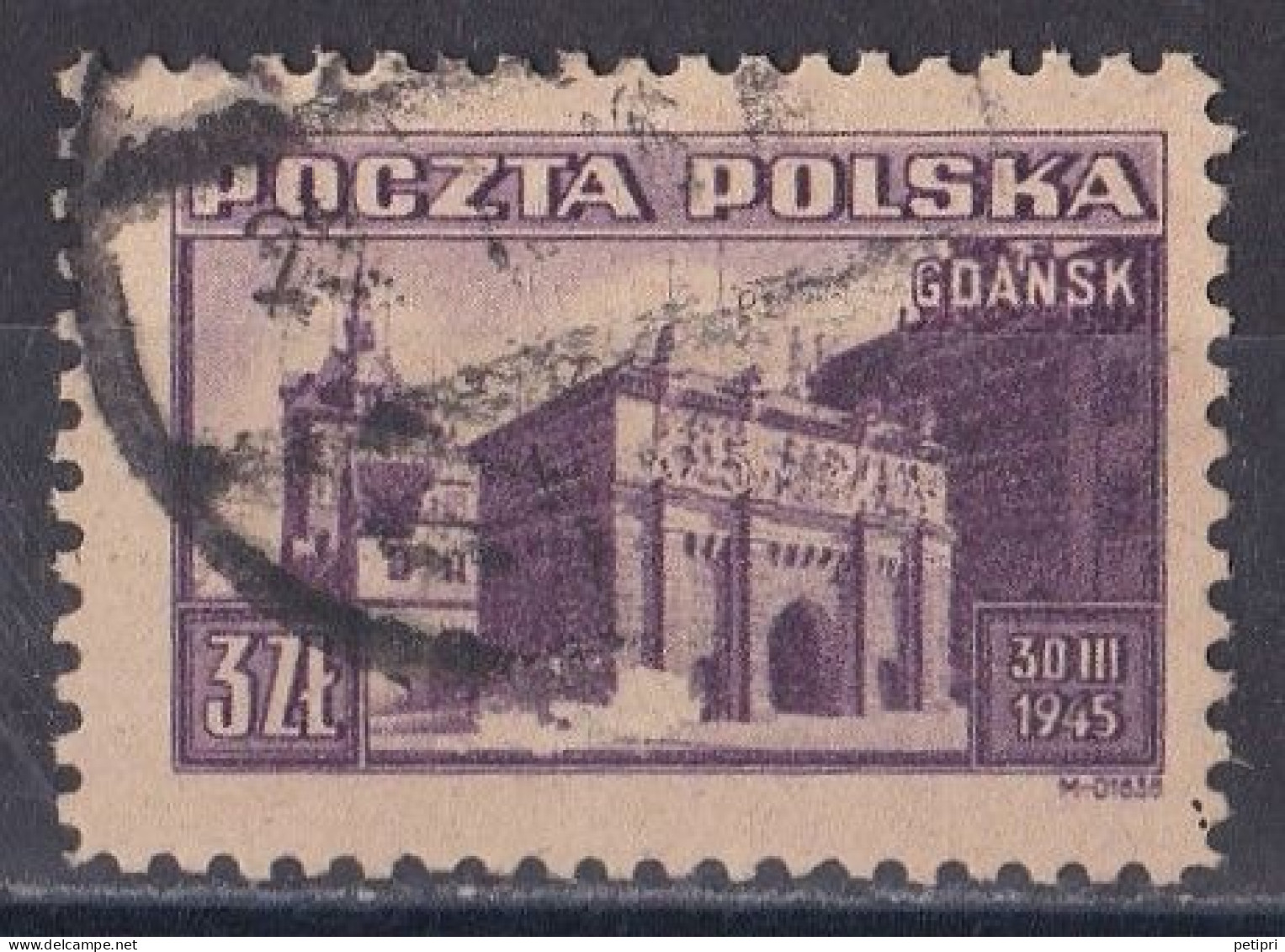 Pologne - République 1944 - 1960   Y & T N °  452  Oblitéré - Gebraucht