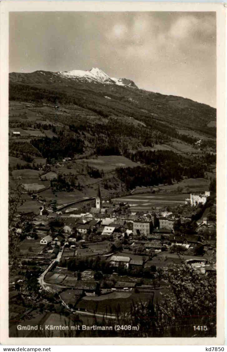 Gmünd I. Kärnten Mit Bartimann - Spittal An Der Drau