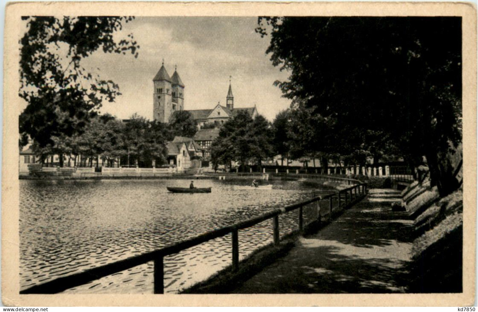 Kurort Klosterlausnitz, Klosterteich Mit Kirche - Bad Klosterlausnitz