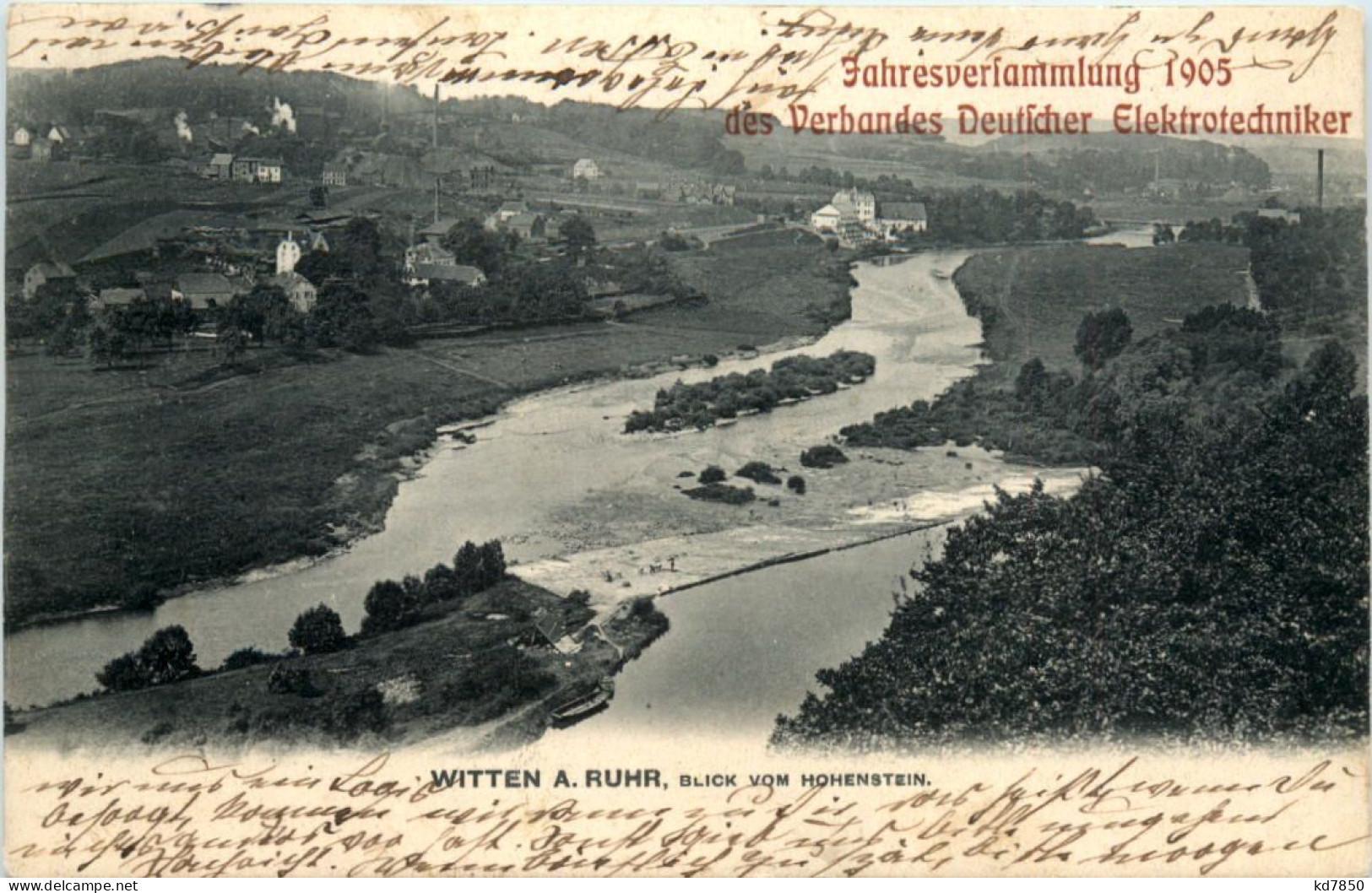 Witten A. Ruhr, Blick Vom Hohenstein - Witten