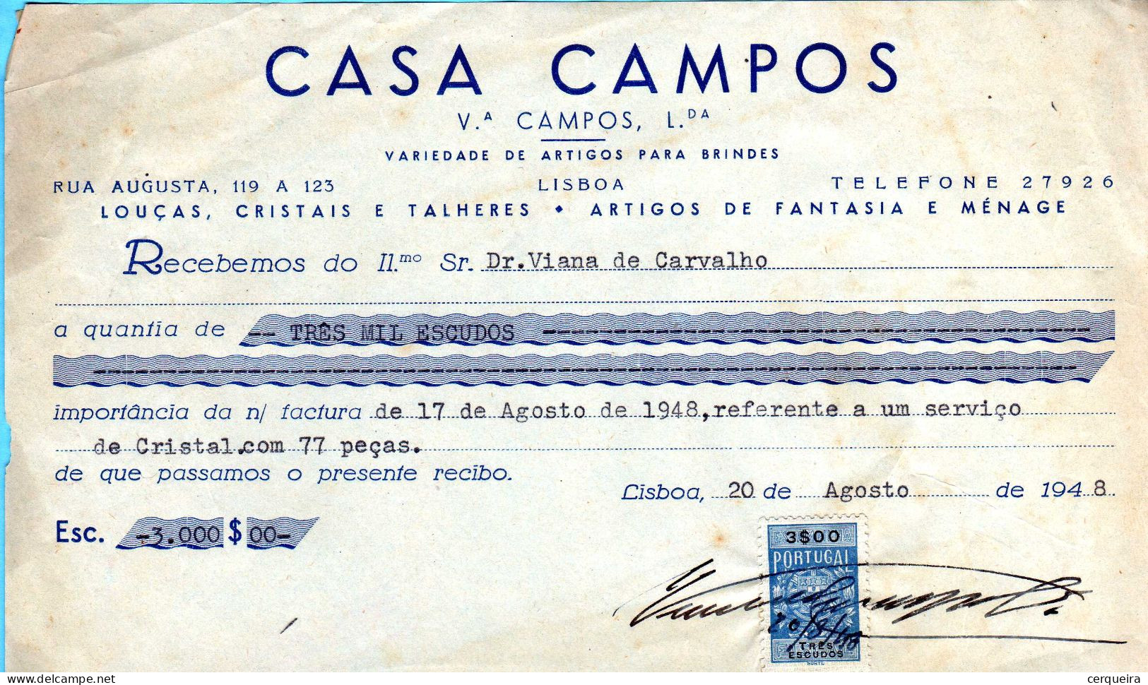 CASA CAMPOS - Covers & Documents