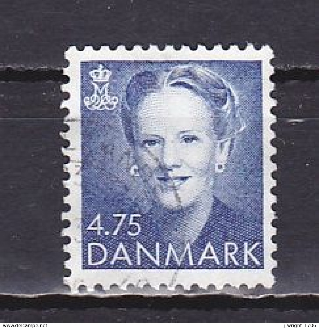 Denmark, 1991, Queen Margrethe II, 4.75kr, USED - Used Stamps