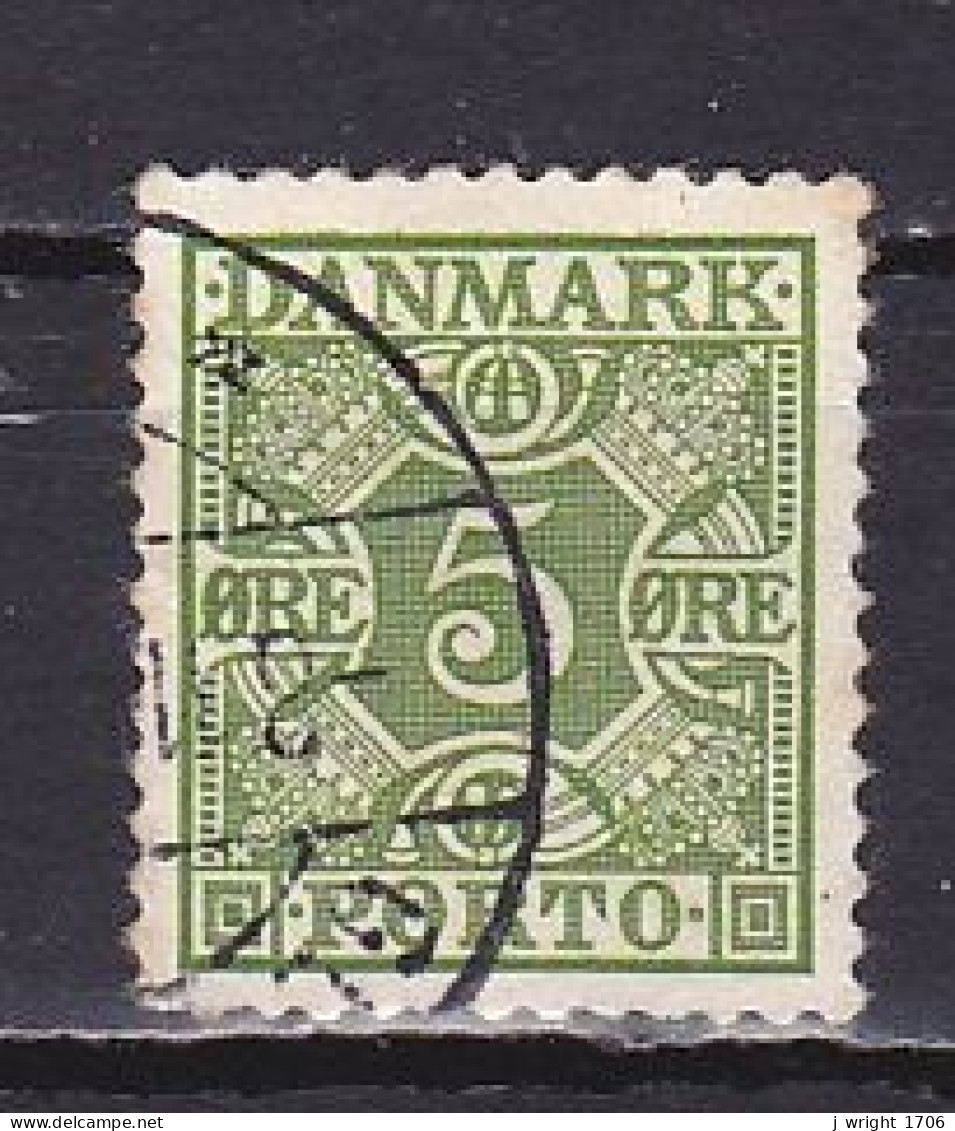 Denmark, 1934, Numeral & Posthorns, 5ø, USED - Postage Due