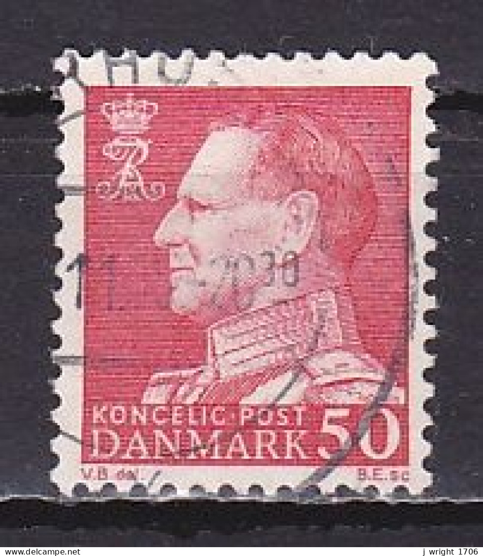 Denmark, 1965, King Frederik IX, 50ø/Fluorescent, USED - Gebraucht