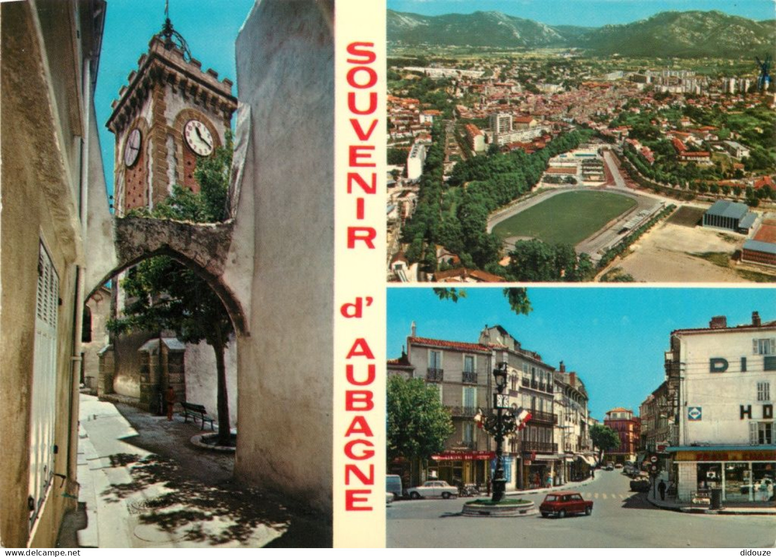 13 - Aubagne - Multivues - Automobiles - CPM - Flamme Postale - Voir Scans Recto-Verso - Aubagne