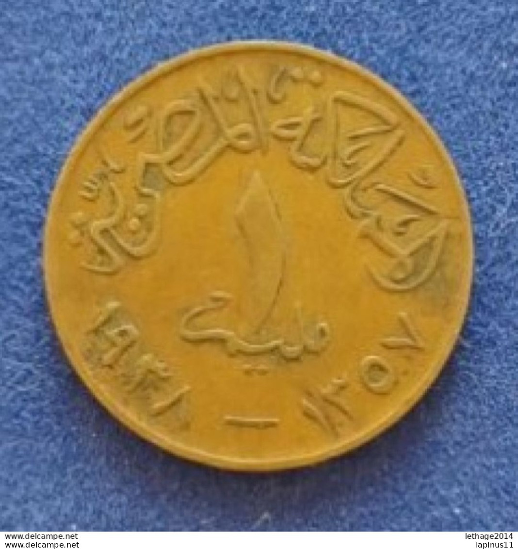 COIN EGYPT 1 Millieme - Farouk 1357-1369 (1938-1950) - Finlande