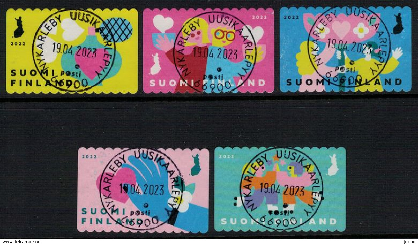 2022 Finland, Buddies Complete Fine Used Set. - Gebraucht