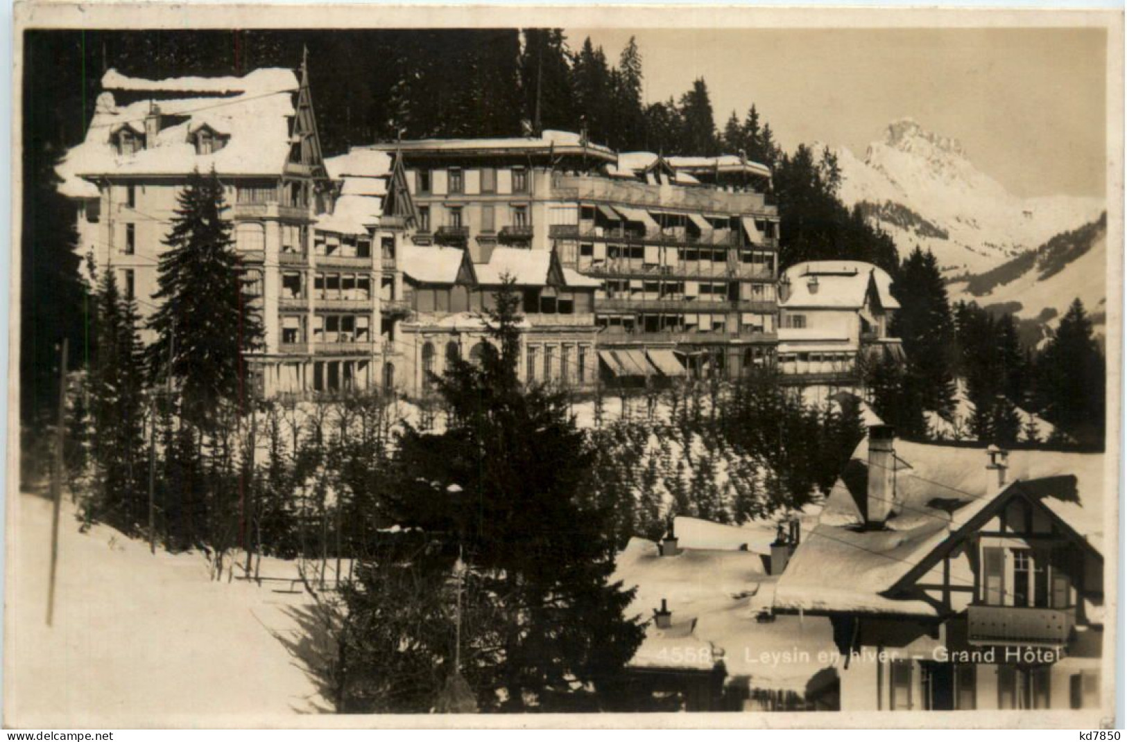 Leysin En Hiver - Grand Hotel - Leysin