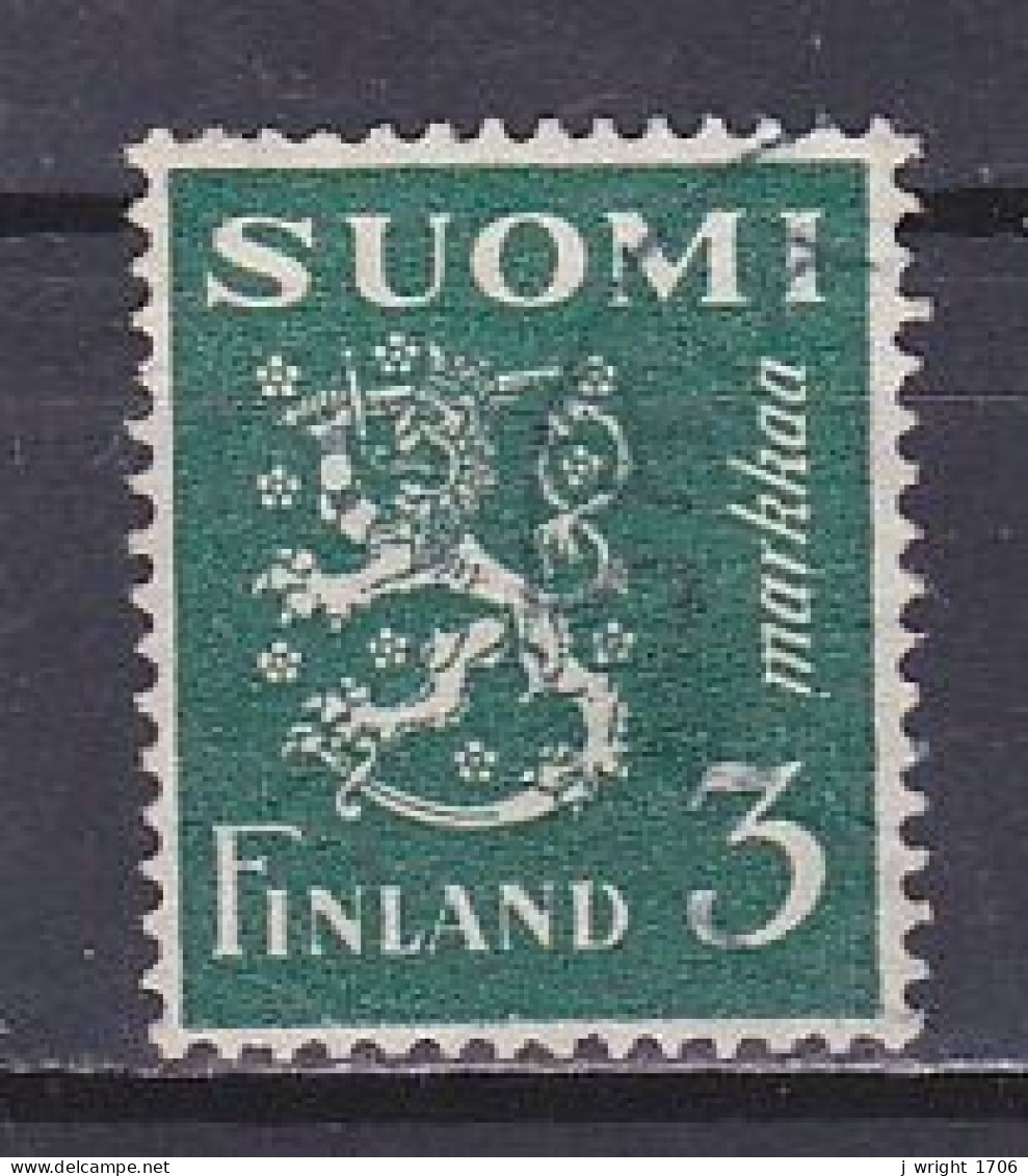 Finland, 1947, Lion, 3mk, USED - Gebraucht