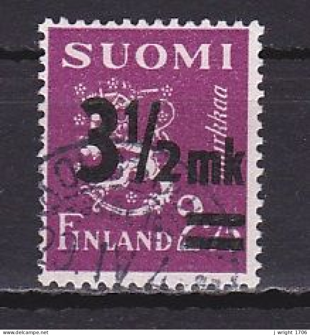 Finland, 1943, Lion/Surcharge, 3½mk On 2.75mk, USED - Gebraucht