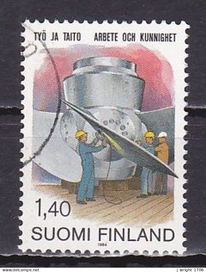 Finland, 1984, Work & Skill, 1.40mk, USED - Oblitérés