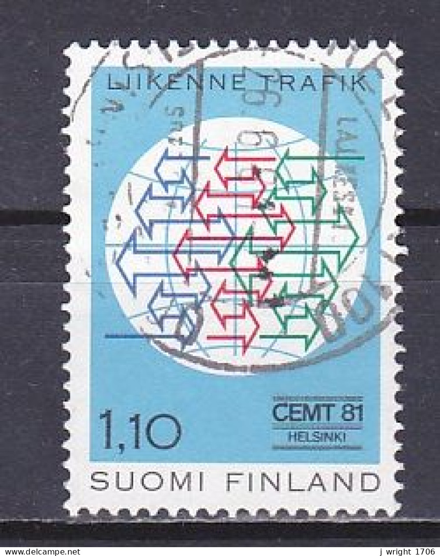 Finland, 1981, European Transport Ministers Conf, 1.10mk, USED - Oblitérés