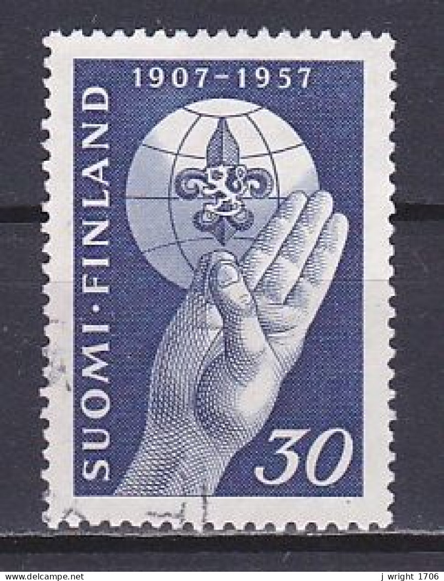 Finland, 1957, Scouting 50th Anniv, 30mk, USED - Gebraucht