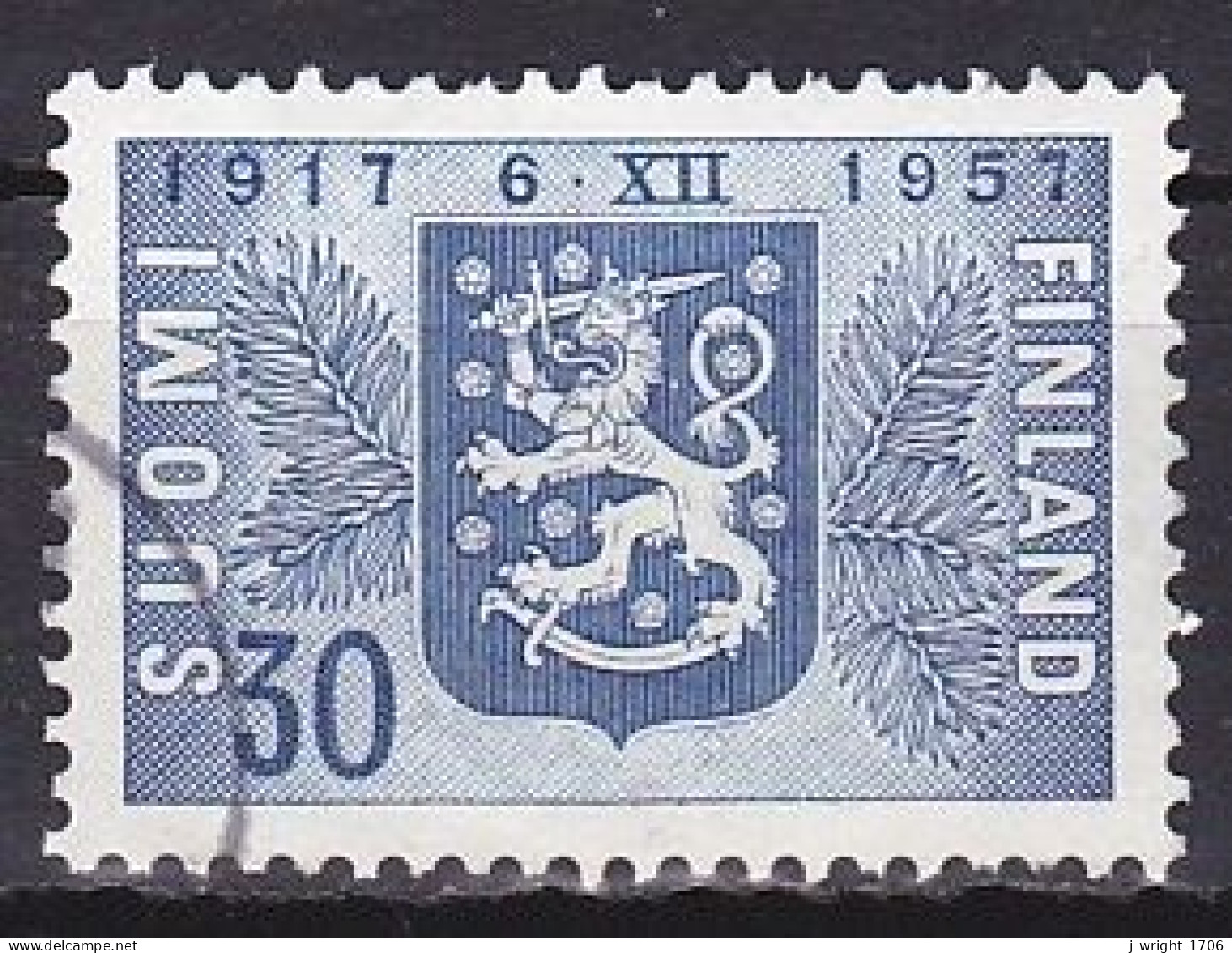 Finland, 1957, Independence Of Finland 40th Anniv, 30mk, USED - Gebruikt