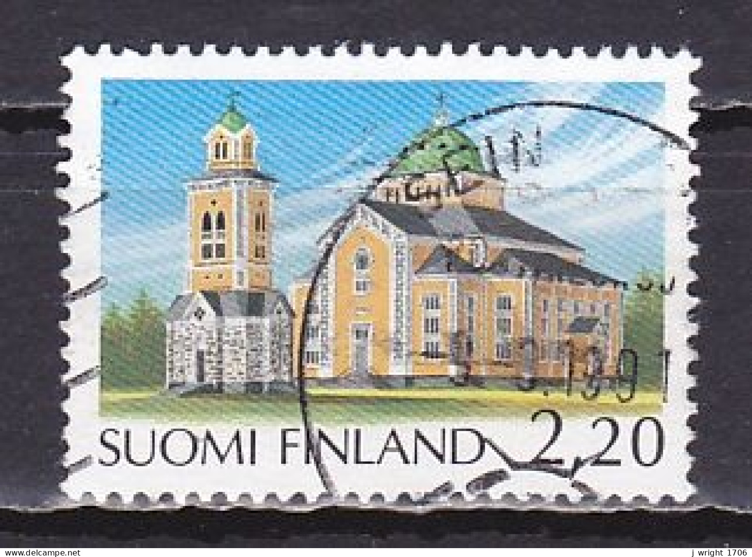 Finland, 1988, Kerimäki Church, 2.20mk, USED - Usati