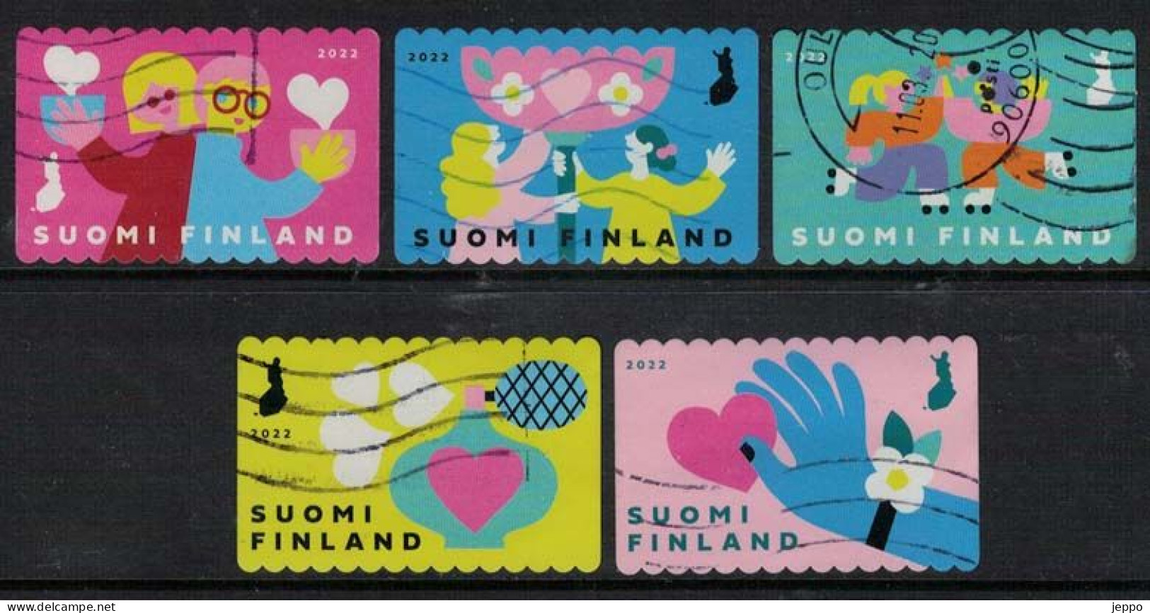 2022 Finland, Buddies Complete Used Set. - Oblitérés