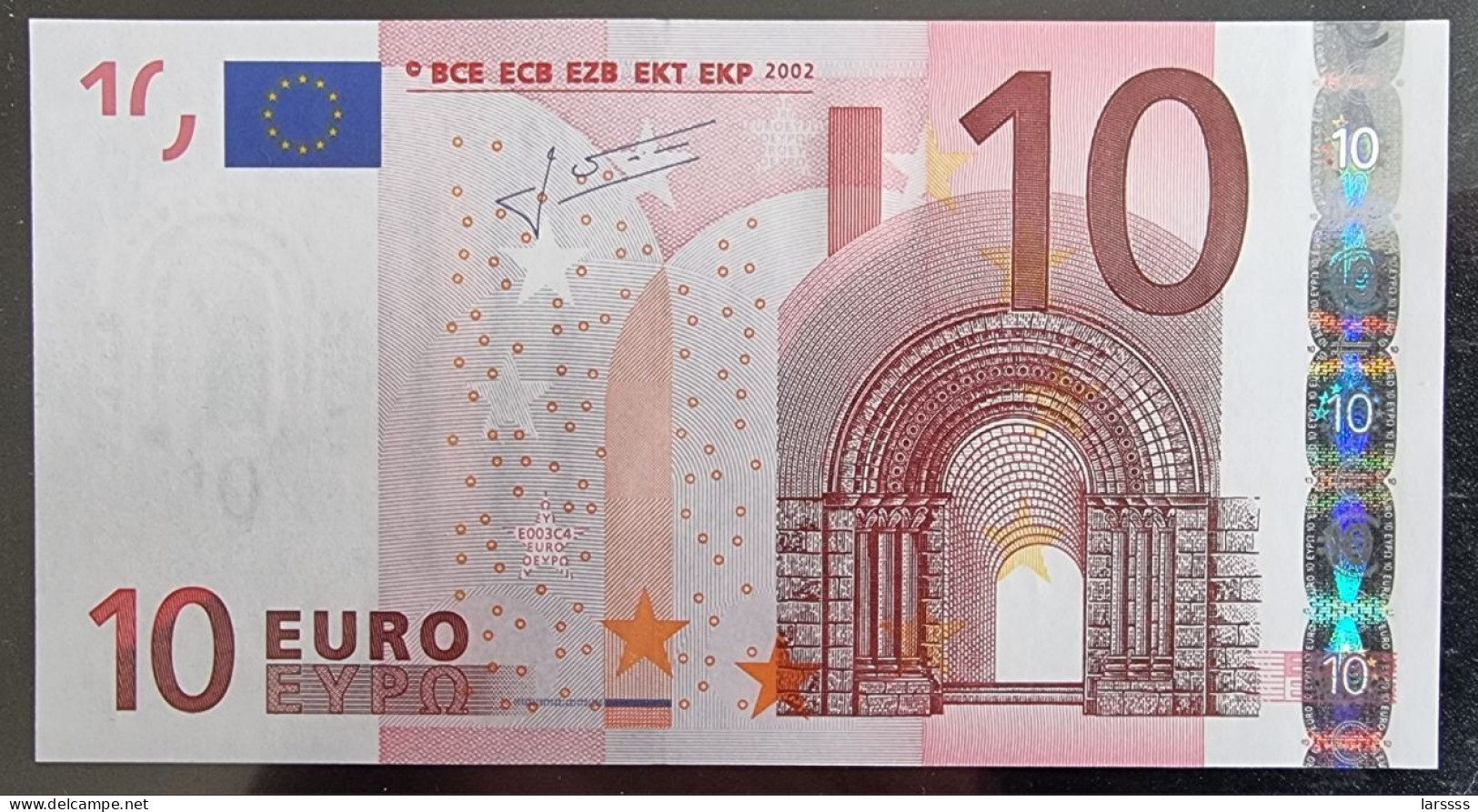 1 X 10€ Euro Draghi E003C4 X65315617778 - UNC - 10 Euro