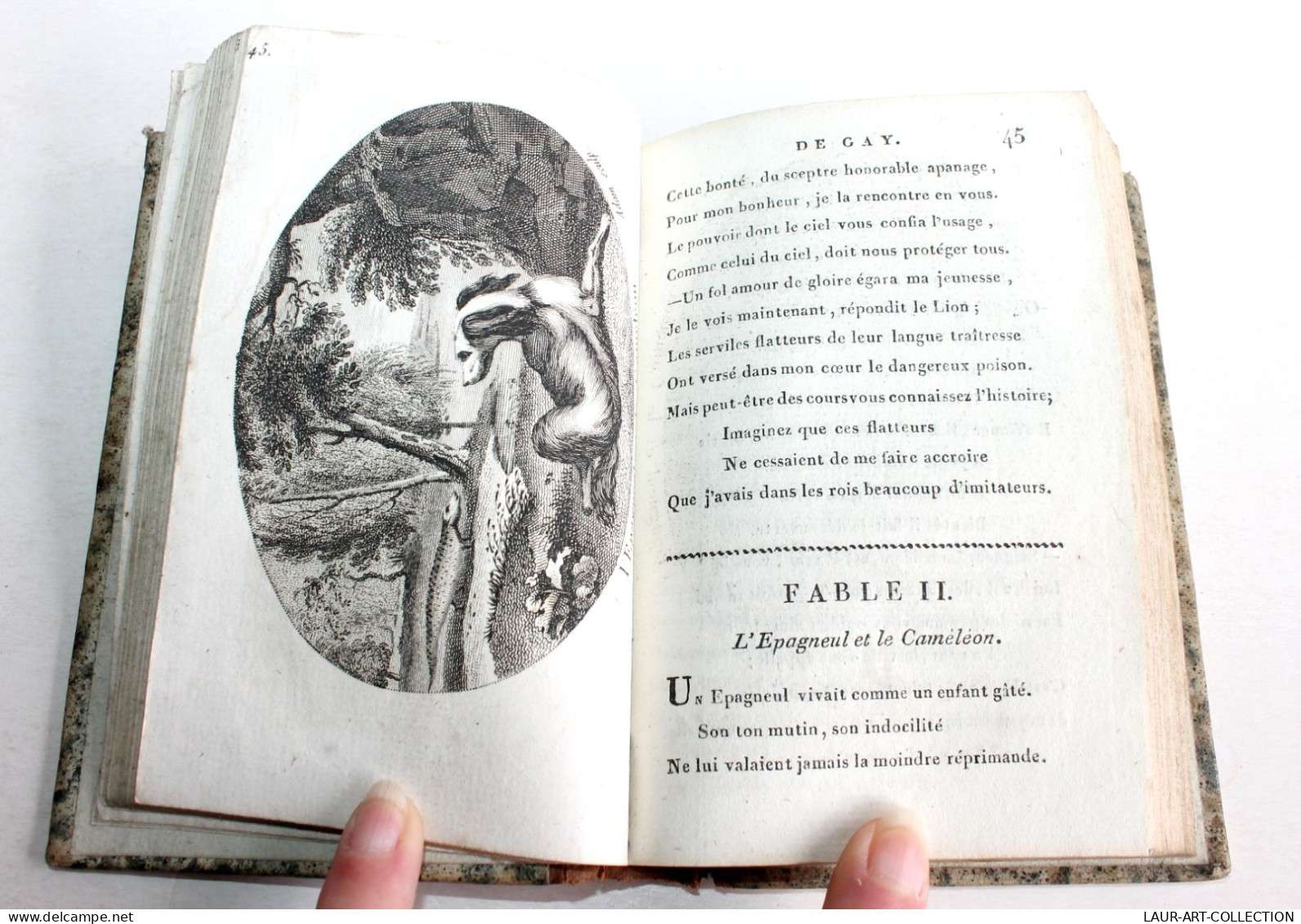 FABLES DE GAY, TRADUITES EN VERS FRANCAIS AVEC GRAVURES 1811 ANCELLE LIBRAIRE / ANCIEN LIVRE XIXe SIECLE (1803.131) - Autores Franceses