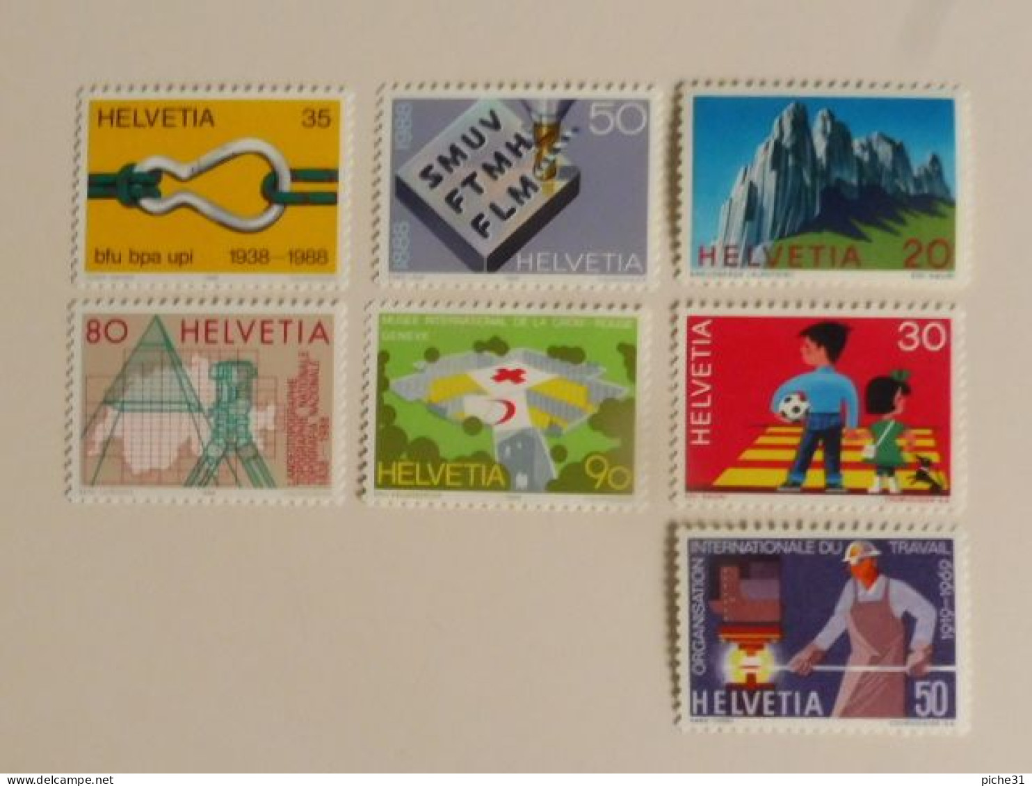 SUISSE SWITZERLAND - 1988 Lot De 4 (+3 Offert) - MNH ** - Neufs