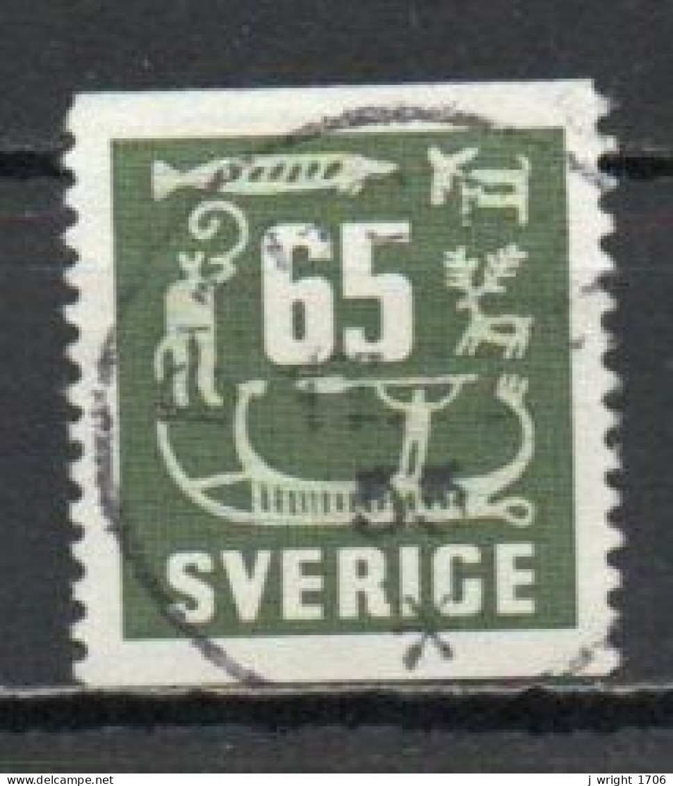 Sweden, 1954, Rock Carvings, 65ö, USED - Gebruikt