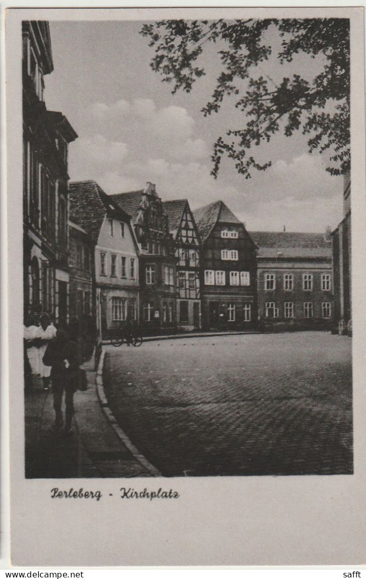 AK Perleberg, Kirchplatz 1955 - Perleberg