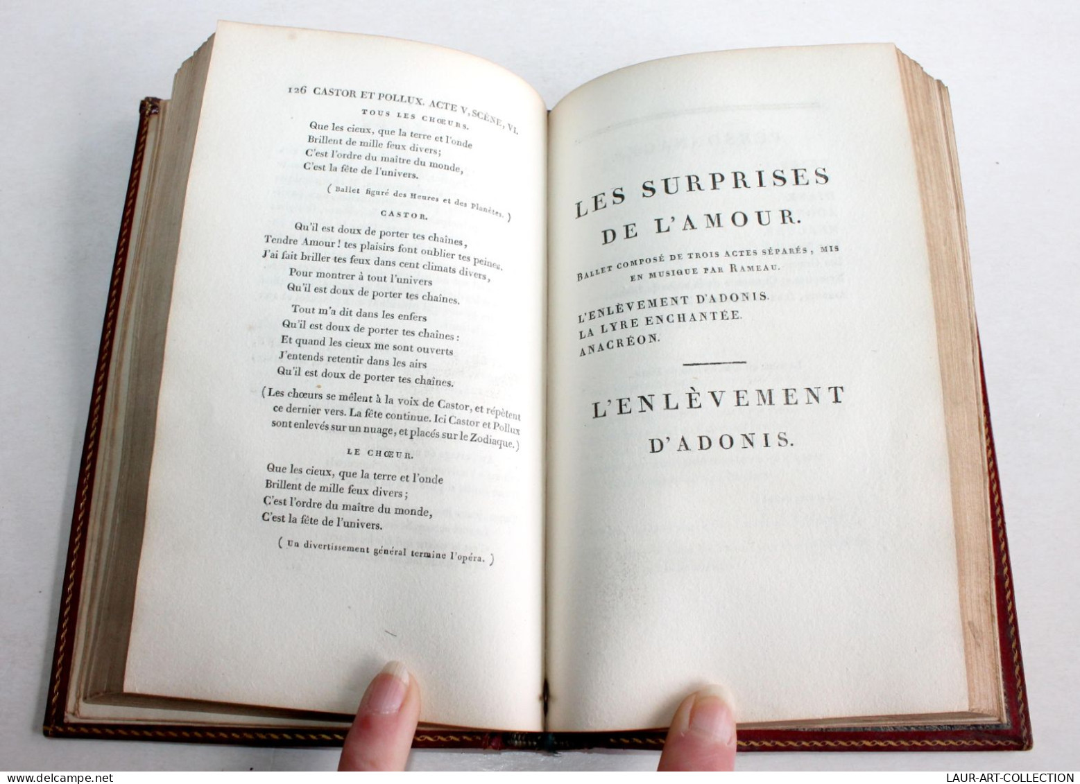 OEUVRES DE BERNARD 1803 EDITION STEREOTYPE D'HERHAN, LIVRE CHANT Et THEATRE / ANCIEN LIVRE XIXe SIECLE (1803.147) - French Authors