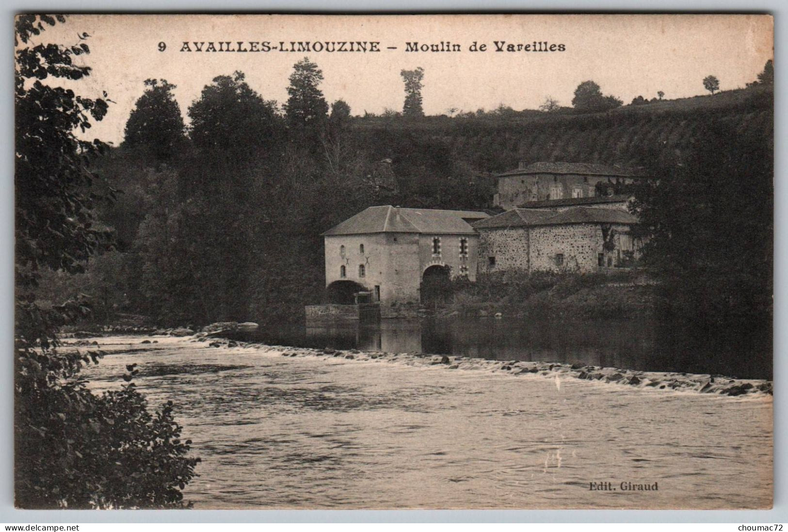 (86) 567, Availles-Limouzine, Edit Giraud 9, Moulin De Vareilles - Availles Limouzine