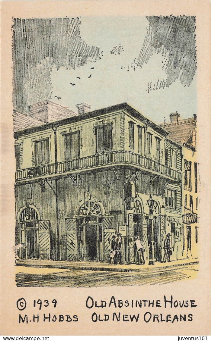 CPA Old Absinthe House-Old New Orleans-RARE       L2848 - New Orleans