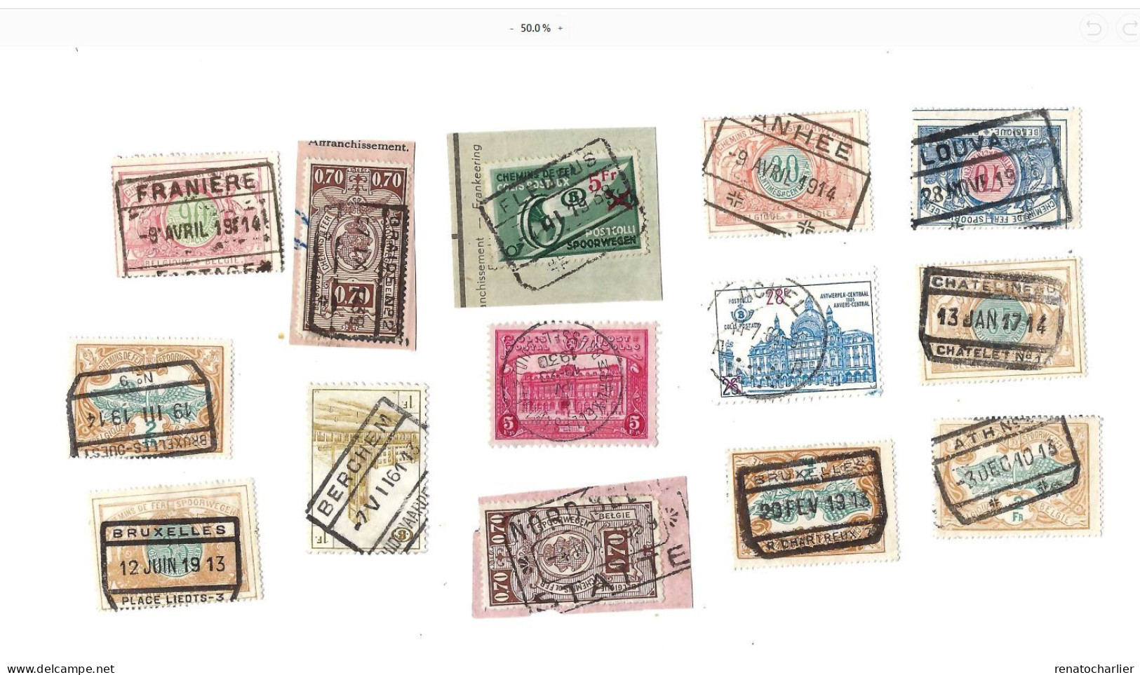 Collection De 80 Timbres Oblitérés. - Autres & Non Classés