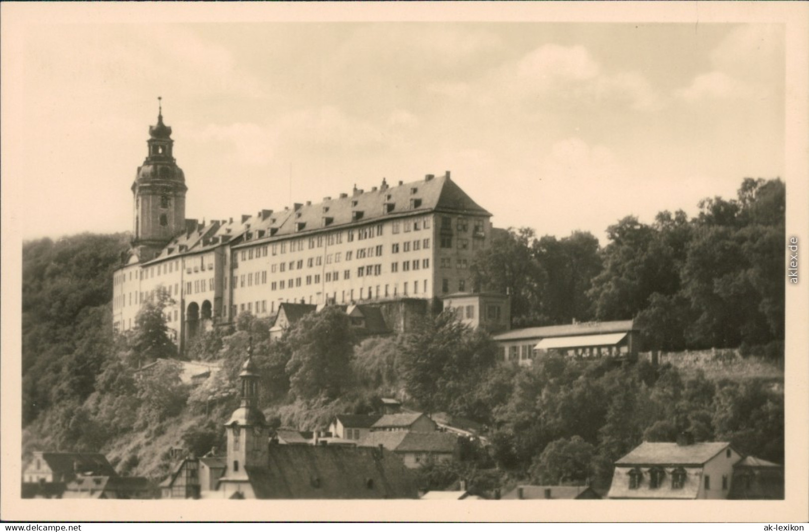 Ansichtskarte Rudolstadt Schloss Heidecksburg 1956 - Rudolstadt